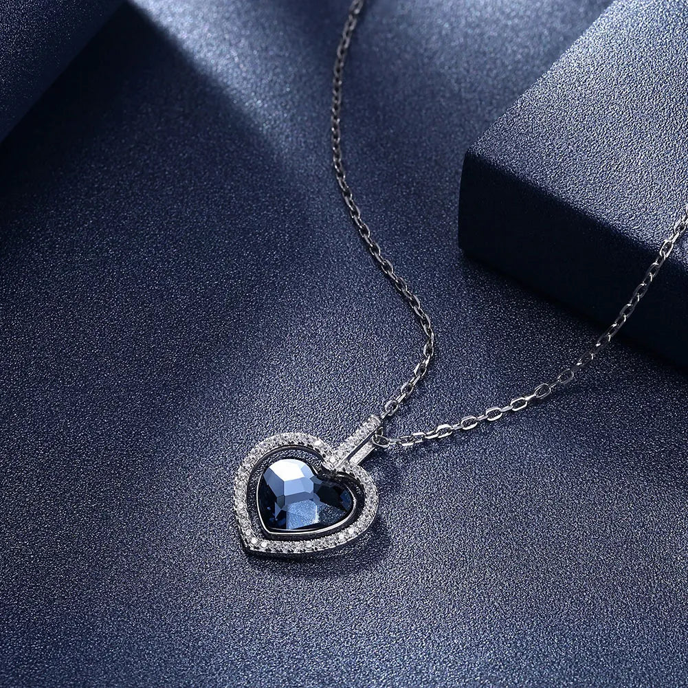 Crystal Heart Necklace – Auro